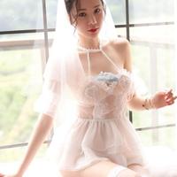 Gambar Sencea - HUES.ID Lingerie Wedding Bride Set Cosplay Bridal Shower - WHITE dari Sencea undefined 2 Tokopedia