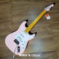 Gambar Scorpion SS120 HSS Stratocaster Gitar Elektrik - Merah Muda dari wiras musik undefined 1 Tokopedia