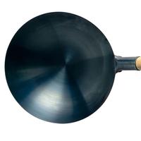 Gambar Carbon Steel Wok 32 Cm Preseasoned Chinesse traditional Gagang Kayu - 1 seasoned dari Cast iron Indonesia undefined 3 Tokopedia