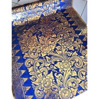 Gambar KAIN PRADA EMAS BALI MOTIF DAUN sukawati produk - Kuning, 1m dari -Quirin- undefined 5 Tokopedia