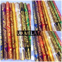 Gambar KAIN PRADA EMAS BALI MOTIF DAUN sukawati produk - Kuning, 1m dari -Quirin- undefined 1 Tokopedia