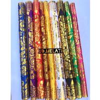Gambar KAIN PRADA EMAS BALI MOTIF DAUN sukawati produk - Kuning, 1m dari -Quirin- undefined 4 Tokopedia