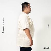 Gambar Kaos Jumbo Pria Big Size Short Sleeve Recharge Series - Cream - 3XL dari HILLSCO undefined 3 Tokopedia