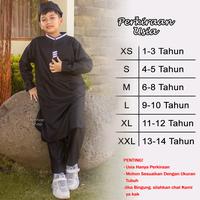 Gambar Baju Koko Anak Laki Laki Setelan Muslim Cowok Kurta Pasha - Navy, XS/4 dari Archee Shop undefined 5 Tokopedia