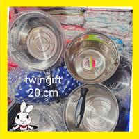 Gambar panci masak stainless steel, serbaguna 20 cm dari twingift undefined 2 Tokopedia