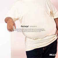 Gambar Kaos Jumbo Pria Big Size Short Sleeve Recharge Series - Cream - 3XL dari HILLSCO undefined 4 Tokopedia