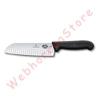 Gambar Victorinox Santoku Knife 17cm Fibrox Handle/ Pisau Dapur Jepang Polos Fluted - Polos dari Webhorecastore undefined 1 Tokopedia