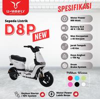 Gambar Sepeda Listrik Uwinfly DF8P D8P Uwinfly dragonfly 8 D8 P Moped NEW!! - Hitam dari Sepeda dan Motor Listrik undefined 2 Tokopedia
