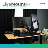 Gambar Live Mount Dual Flex Bracket Monitor TV Desk Mount Braket Gas Spring dari LiveGo.id undefined 5 Tokopedia