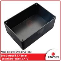 Gambar Box Elektronik X7 FC 21.5x14.5x8.5cm Box Hitam X7 Besar Box Project X7 dari EasyWare Electronics undefined 2 Tokopedia