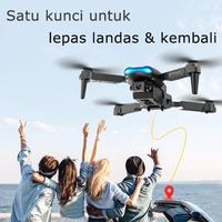 Gambar drone E88 pro 4K ultra HD camera satu camera wifi FPV altitude hold - e88-hitam dari Tokokitasemuaaa undefined 3 Tokopedia