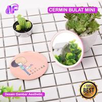 Gambar Kaca Cermin Bulat Kecil Rias Lucu Cermin Mini Make Up Murah Kartun dari NF GUDANG undefined 3 Tokopedia