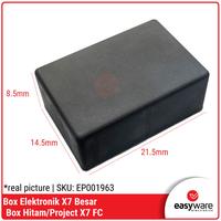 Gambar Box Elektronik X7 FC 21.5x14.5x8.5cm Box Hitam X7 Besar Box Project X7 dari EasyWare Electronics undefined 1 Tokopedia