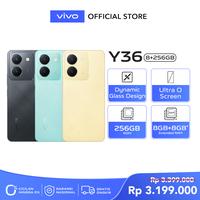 Gambar vivo Y36 (8/256) - 44W FlashCharge+5000mAh, NFC Multifunctions - Vibrant Gold dari vivo Indonesia undefined 1 Tokopedia