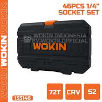 Gambar 46 Pcs 1/4" Socket Set Wokin dari Wokin Indonesia undefined 2 Tokopedia