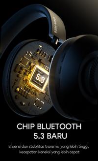 Gambar VIVAN LIBERTY H200 HeadPhone Wireless wired AUX Dual EQ EXTRA BASS - Hitam dari VIVAN SHOP Authorized Store undefined 5 Tokopedia