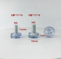 Gambar Kaki Karet Stabil Meja Furniture M6 M8 Adjuster / Baut M8 M6 Kaki Meja - M6*15*18 dari Powerpop undefined 2 Tokopedia
