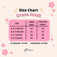 Gambar Dress Anak ARSY - baju bayi newborn katun combed perempuan - Cream, D dari dfGallery.id undefined 5 Tokopedia