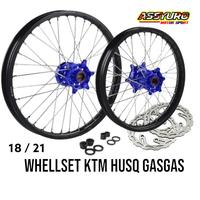 Gambar WHELLSET KTM HUSQVARNA GASGAS 18 21 TRABAS GRASSTRACK - Merah dari ASSYURO VMX undefined 2 Tokopedia
