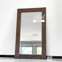 Gambar Alfad Furniture Kaca Cermin Berdiri Standing Mirror 120x80cm Finishing Rastik Antik Bahan Kayu Jati Solid Siap Pakai dari Alfadfurniture undefined 1 Tokopedia