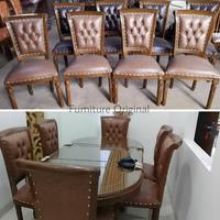 Gambar Meja Makan Jati 6 Kursi Salinah dari FURNITURE ORIGINAL undefined 1 Tokopedia
