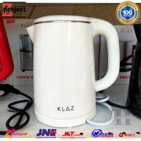 Gambar KLAZ teko listrik double wall 1 Liter / teko ketel listrik pemanas air - Putih dari Toko Fadillah01 undefined 3 Tokopedia