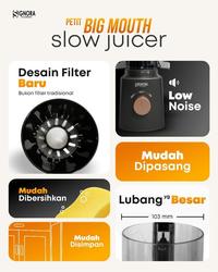 Gambar Slow Juicer Signora Big Hopper Original Garansi Resmi dari Multi Home undefined 5 Tokopedia