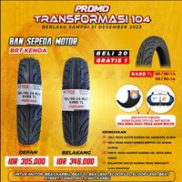 Gambar BAN LUAR BRT KENDA 70/90 80/90 90/90 RING 14 TUBELESS ANTI BOCOR DEPAN - 70/90-14 K488 dari SelviBRT undefined 1 Tokopedia