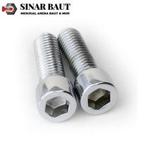 Gambar Baut L Chrome L Krum 5M 6M 8M NIKEL KRUM - 5x10 dari Sinar Baut Medan undefined 1 Tokopedia