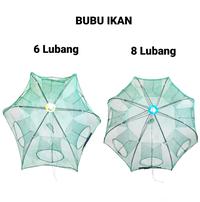 Gambar Perangkap Bubu Payung 6 Dan 8 Lubang Alat Jaring Pancing Jala Ikan - 6lubang dari Bandar Pancing Online undefined 2 Tokopedia