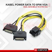 Gambar Kabel Power SATA to 8 Pin VGA Dual SATA Male to 8 Pin VGA dari MXKomputer_NEW undefined 1 Tokopedia