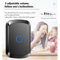 Gambar Bel Pintu Rumah Wireless Doorbell 60 Nada Dengan LED Light 300M - A50  dari insideflow id undefined 2 Tokopedia