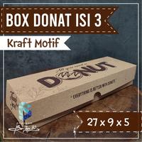 Gambar 1 pack Box Donat Kraft motif untuk donat isi 3 / Kotak Donat isi 3 / Dus Donat 3 Pcs dari Plastik Opp Berlian 90 undefined 1 Tokopedia