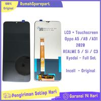 Gambar LCD + Touchscreen Oppo A5 / A9 / A31 2020 / Realme 5 / 5i / 5s / C3 - Golden Crown dari RumahSparepart- undefined 1 Tokopedia