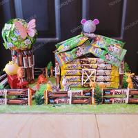 Gambar snack tower birthday custom karakter unik dan lucu 3d/kue ulang tahun dari Novlauwcake undefined 2 Tokopedia