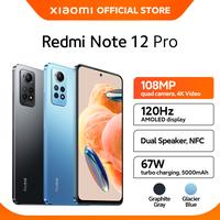 Gambar Official Xiaomi Redmi Note 12 Pro Kamera Quad 108MP 120Hz Layar AMOLED - Glacier Blue, 6GB/128GB dari Xiaomi Indonesia undefined 1 Tokopedia