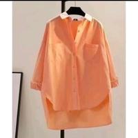 Gambar Kemeja Big Size Atasan Wanita Jumbo - Biru, XXL dari KIMS-Shop_NEW undefined 2 Tokopedia