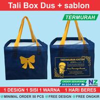 Gambar Tas box nasi 22x22 + sablon 1sisi 1warna promo murah seminar diskusi - P22x22 (3dus), 100pcs keatas dari spunbond grosir_NEW undefined 3 Tokopedia