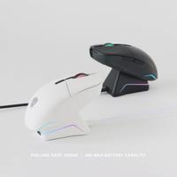 Gambar MOUSE GAMING REXUS SHAGA RX-130 / RX130 WIRELESS & BLUETOOTH RGB ORI - Hitam dari BintangRayaKomputer undefined 3 Tokopedia