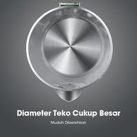 Gambar Samono SW-R1 Teko Listrik Double Wall Stainless Steel 1.8L - SW-EKS17B_Hijau dari OborBaru undefined 5 Tokopedia