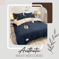 Gambar Badcover Set Two Tone Kombinasi Coklat Susu selimut bed cover 180x200 - Choco x Coksu, 100x200x20 dari Saint_Store.44 undefined 1 Tokopedia