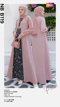 Gambar BAJU GAMIS NIBRAS NB B119 - GREEN TINT, S dari Zifa_Shop undefined 3 Tokopedia