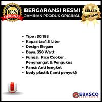 Gambar Rice Cooker SOGO SG 188 Kapasitas 1,8Liter Design Classic Daya 400W dari Ebasco Elektronik undefined 2 Tokopedia
