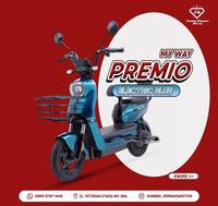 Gambar MOTOR LISTRIK E BIKE MY WAY PREMIO - Ungu dari Sumber Permata Motor undefined 1 Tokopedia