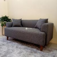 Gambar Sofa Tamu Minimalis Modern Retro Busa Rebonded Tebal dan Empuk dari Catra Mebel undefined 4 Tokopedia