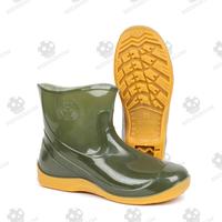 Gambar Sepatu Boot Pendek SUNTER RELAX Hijau Hitam Pentel Karet Lokal Ankle - Hijau, 23 dari FJS Storindo undefined 3 Tokopedia