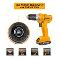 Gambar CDLI1211  MESIN BOR CORDLESS 12V INGCO UNTUK BESI &K AYU MURAH BERKUALITAS dari INGCO INDONESIA undefined 5 Tokopedia