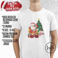 Gambar KAOS NATAL UNISEX / BAJU NATAL / KAOS SANTA / DEKAOS 2845 CHRISTMAS - Putih, M dari Dekaosshop undefined 1 Tokopedia