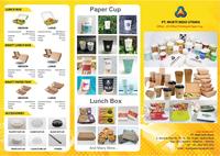Gambar Lunch BOX / LUNCHBOX / Kotak makan bahan kertas Medium DESIGN CUSTOM dari Mukti Paper Cup undefined 4 Tokopedia