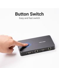 Gambar Vention VGA KVM Switch USB 2.0 Keyboard Mouse Printer - DT - DBE dari Digital Asia Komputama undefined 2 Tokopedia